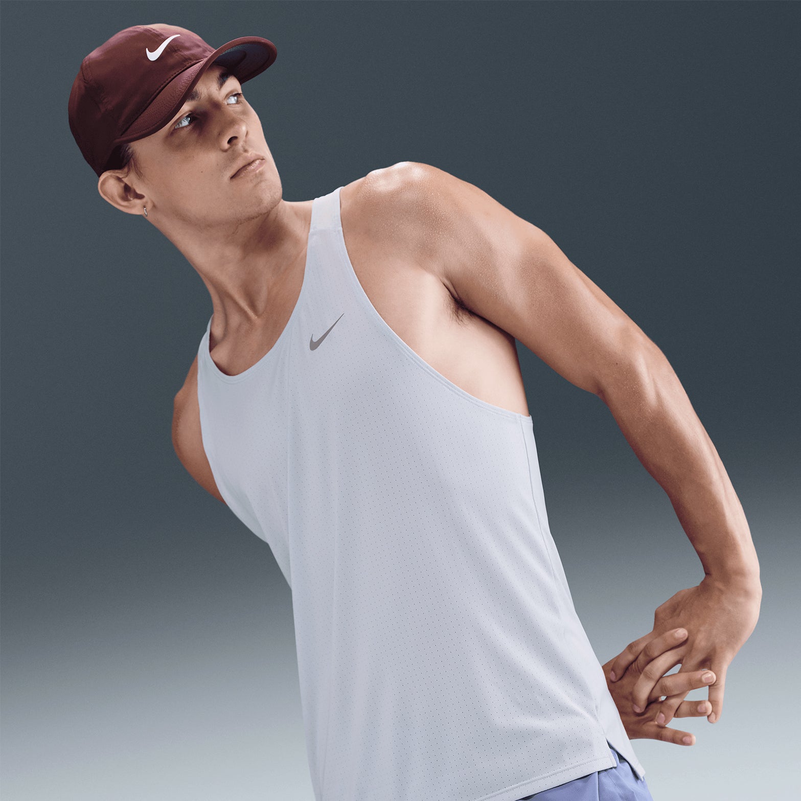 Men's Dri-FIT Fast Running Vest Ghost - Achilles Heel