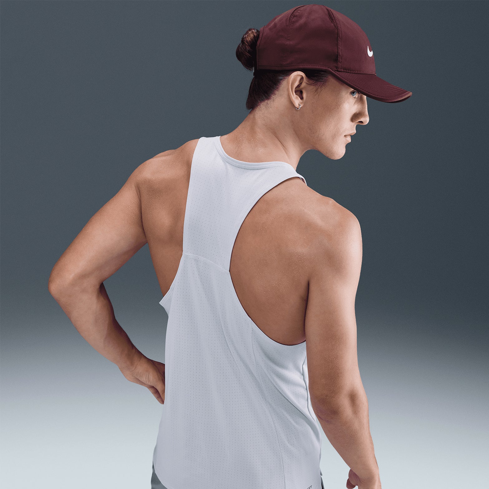 Men's Dri-FIT Fast Running Vest Ghost - Achilles Heel
