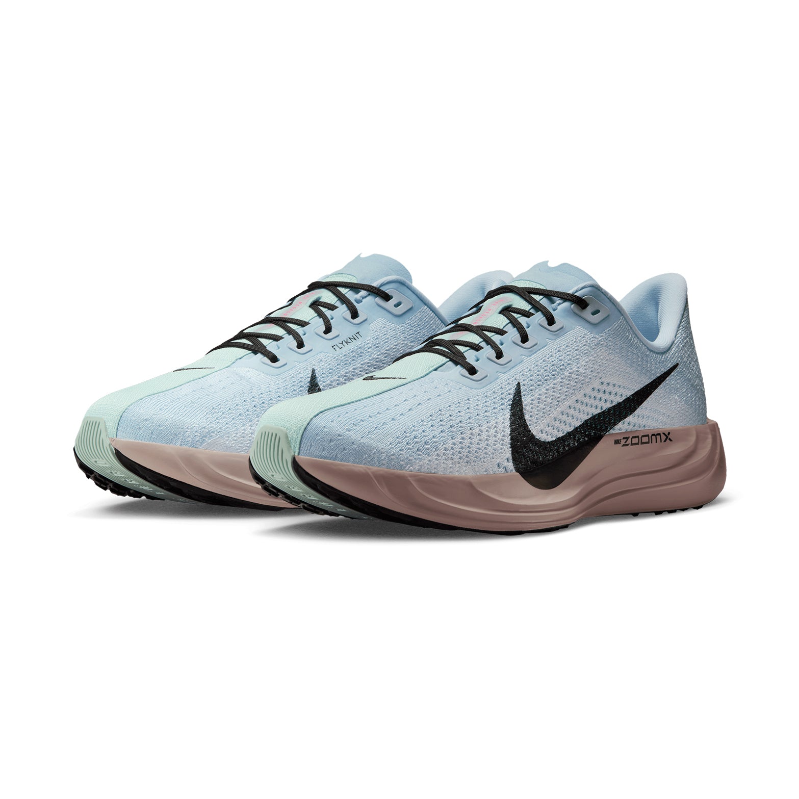Men's Pegasus Plus Running Shoes Glacier Blue / Mint Foam / Green Shock / Black - Achilles Heel