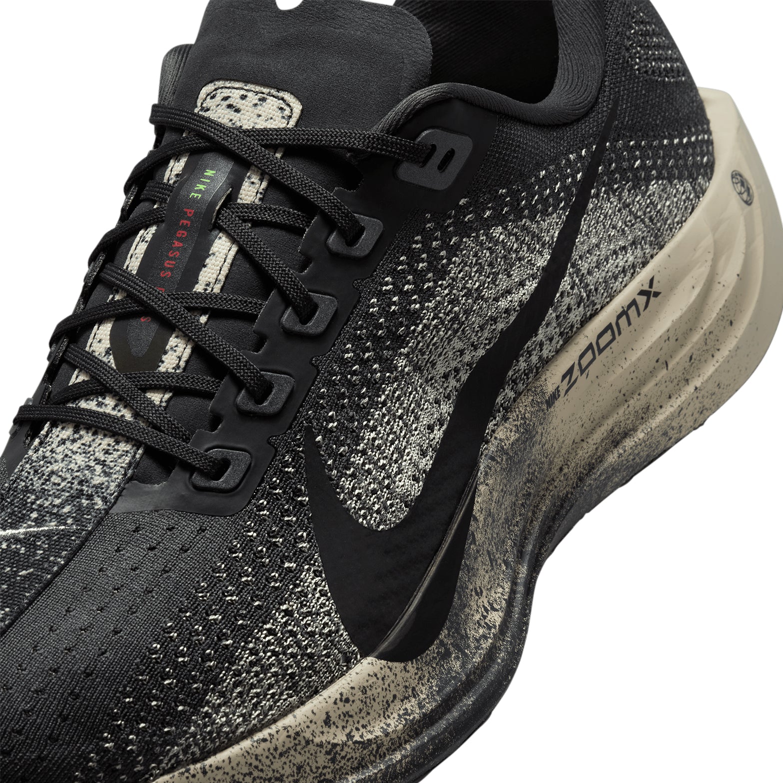 Men's Pegasus Plus Running Shoes Oatmeal / Anthracite / Volt / Black - Achilles Heel
