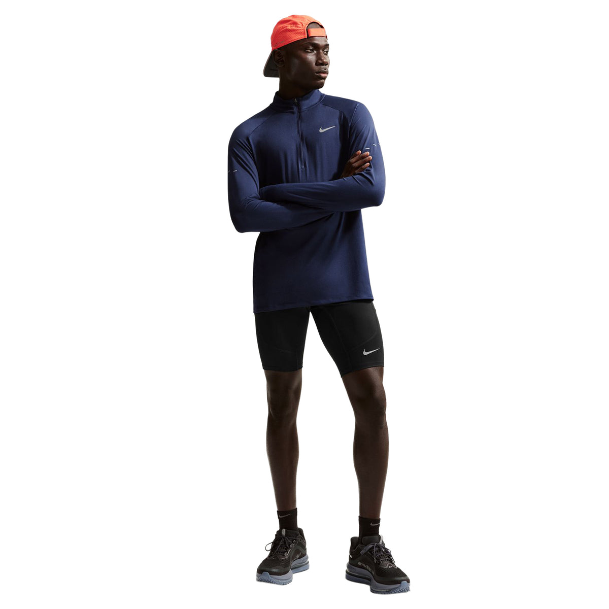 Nike Men's Stride Dri-FIT Half Tights Black - Achilles Heel