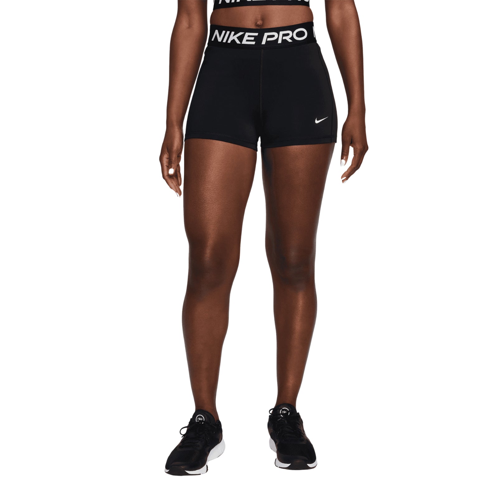 Women's Pro Leak Protection: Period 3 Inch Short Black / White - Achilles Heel