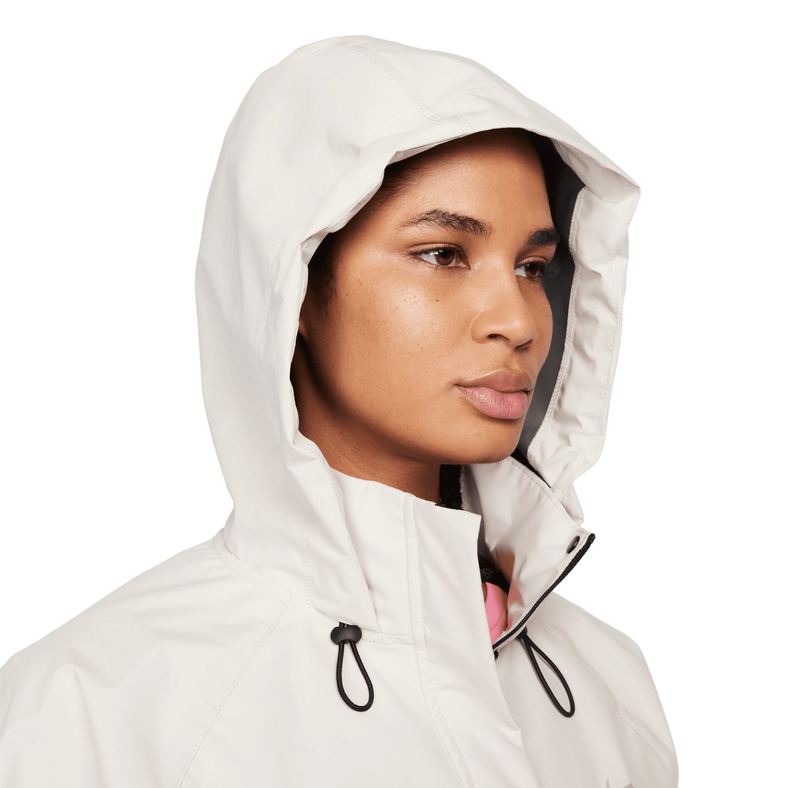 Women's Storm-FIT Swift Running Jacket Light Orewood Brown / Black / Reflective Silver - Achilles Heel