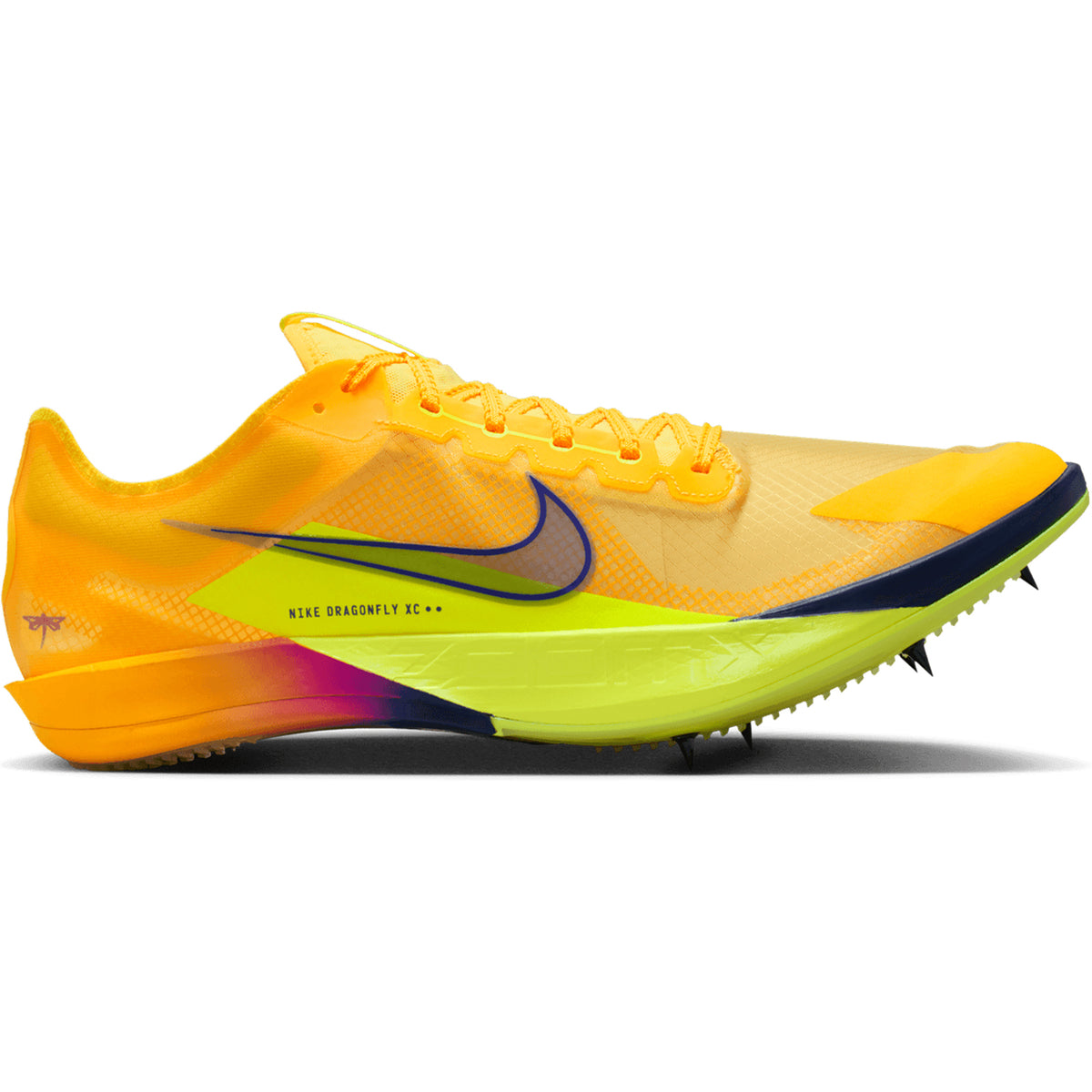 ZoomX Dragonfly XC 2 Running Spikes Citron Pulse / Indigo Burst