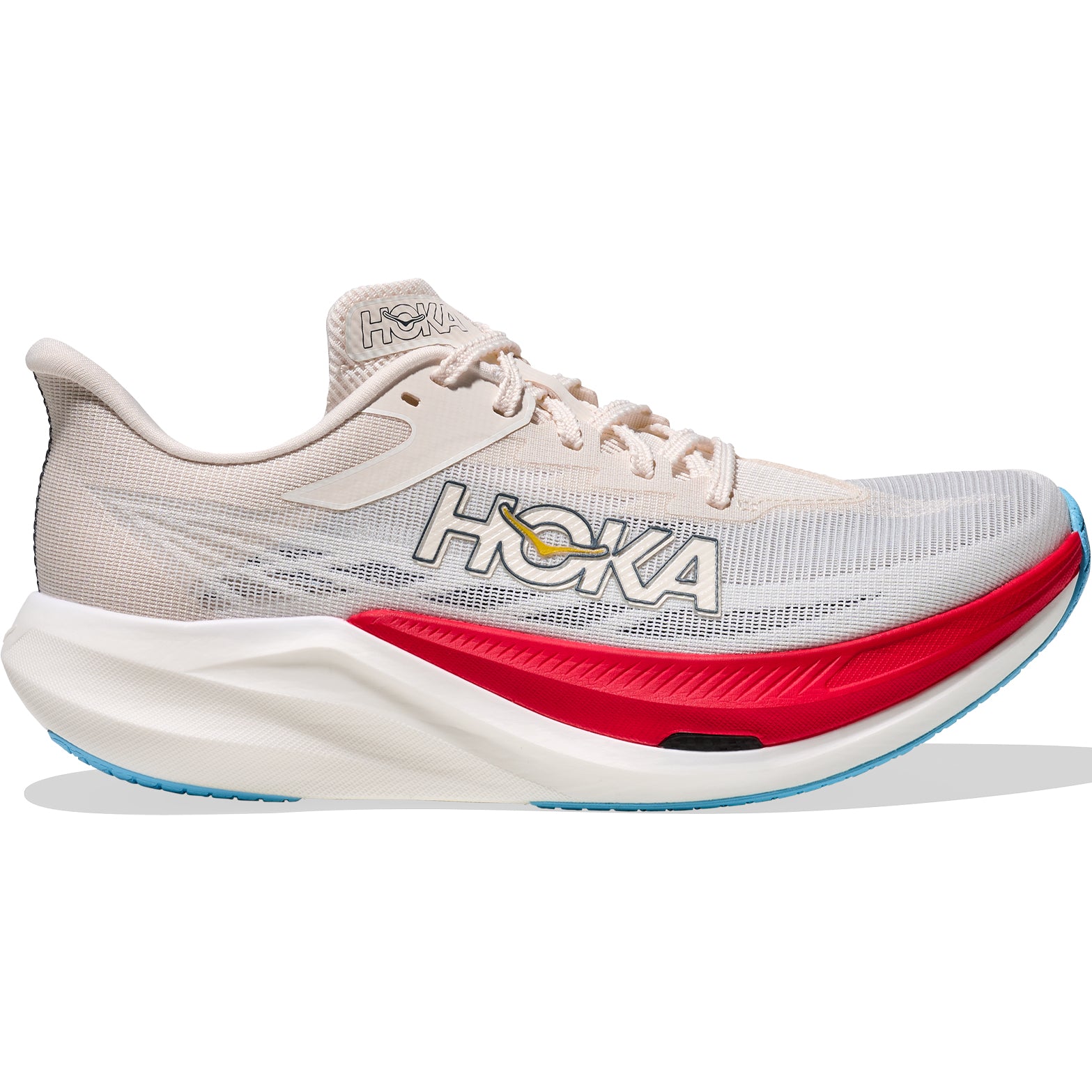 Hoka Rocket X 3 Running Shoes Alabaster / Frost at Achilles Heel