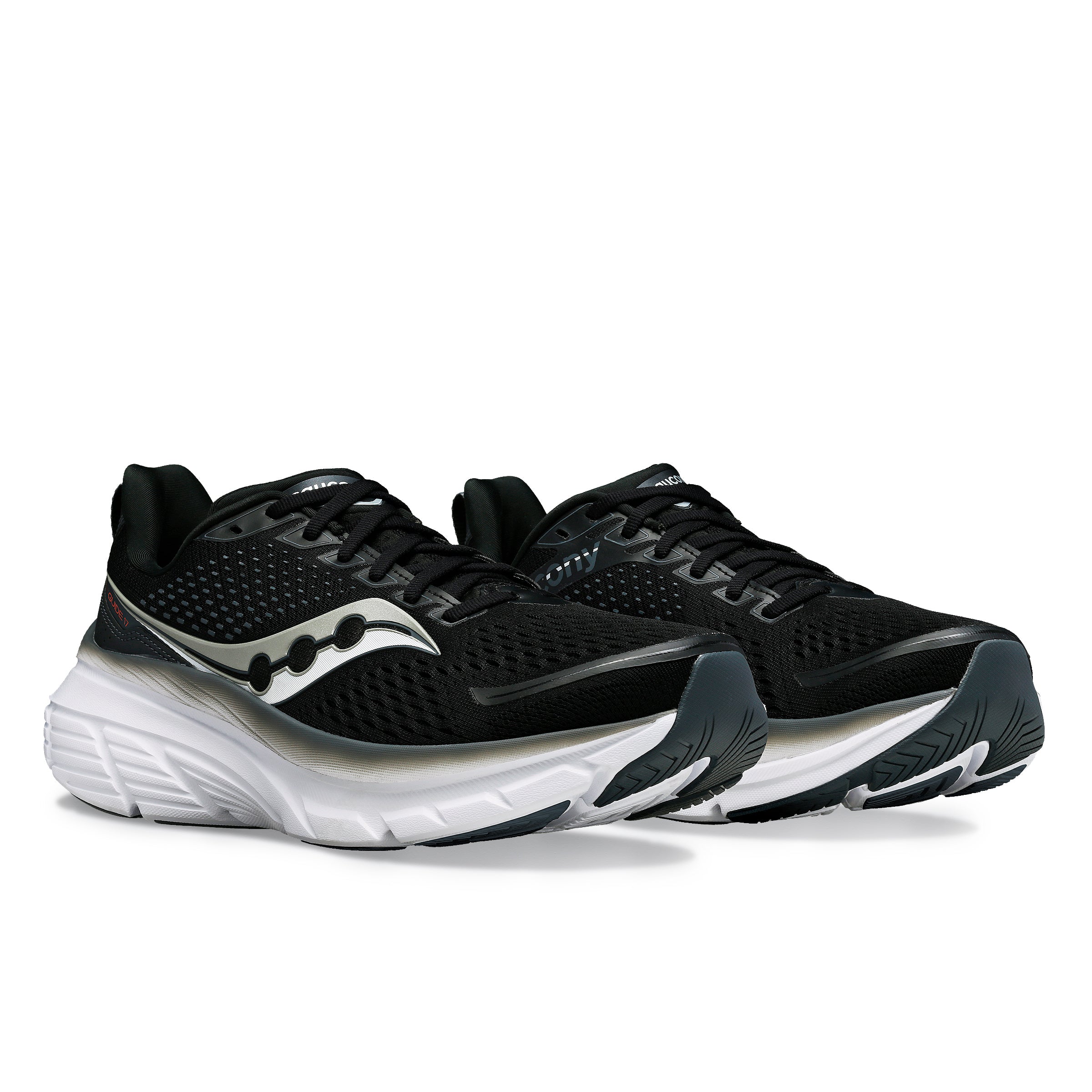 Saucony Men's Guide 17 Running Shoes Black / Shadow - Achilles Heel