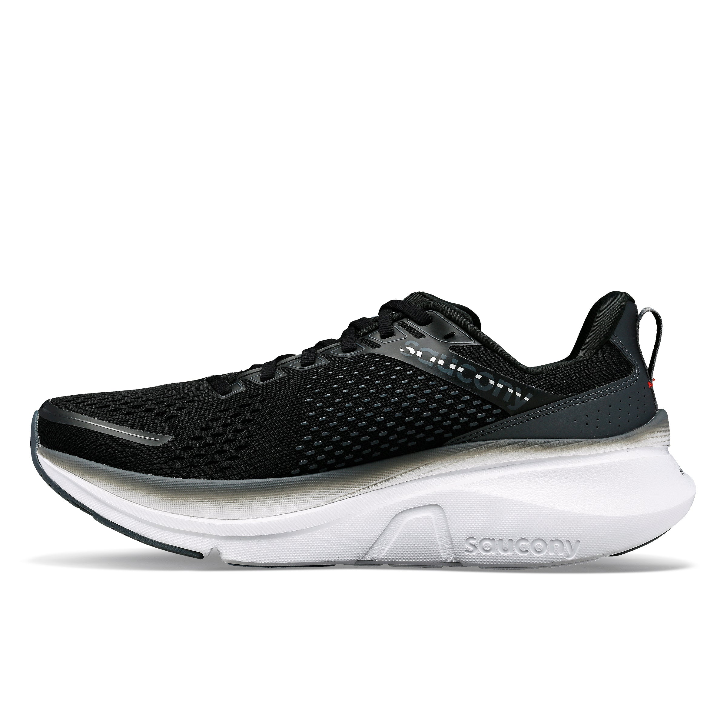 Saucony Men's Guide 17 Running Shoes Black / Shadow - Achilles Heel