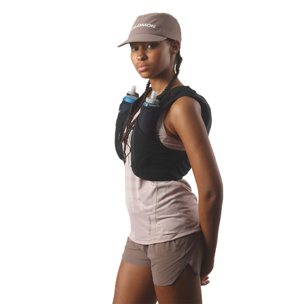 Advance Skin 5 Set Running Vest Black - Achilles Heel