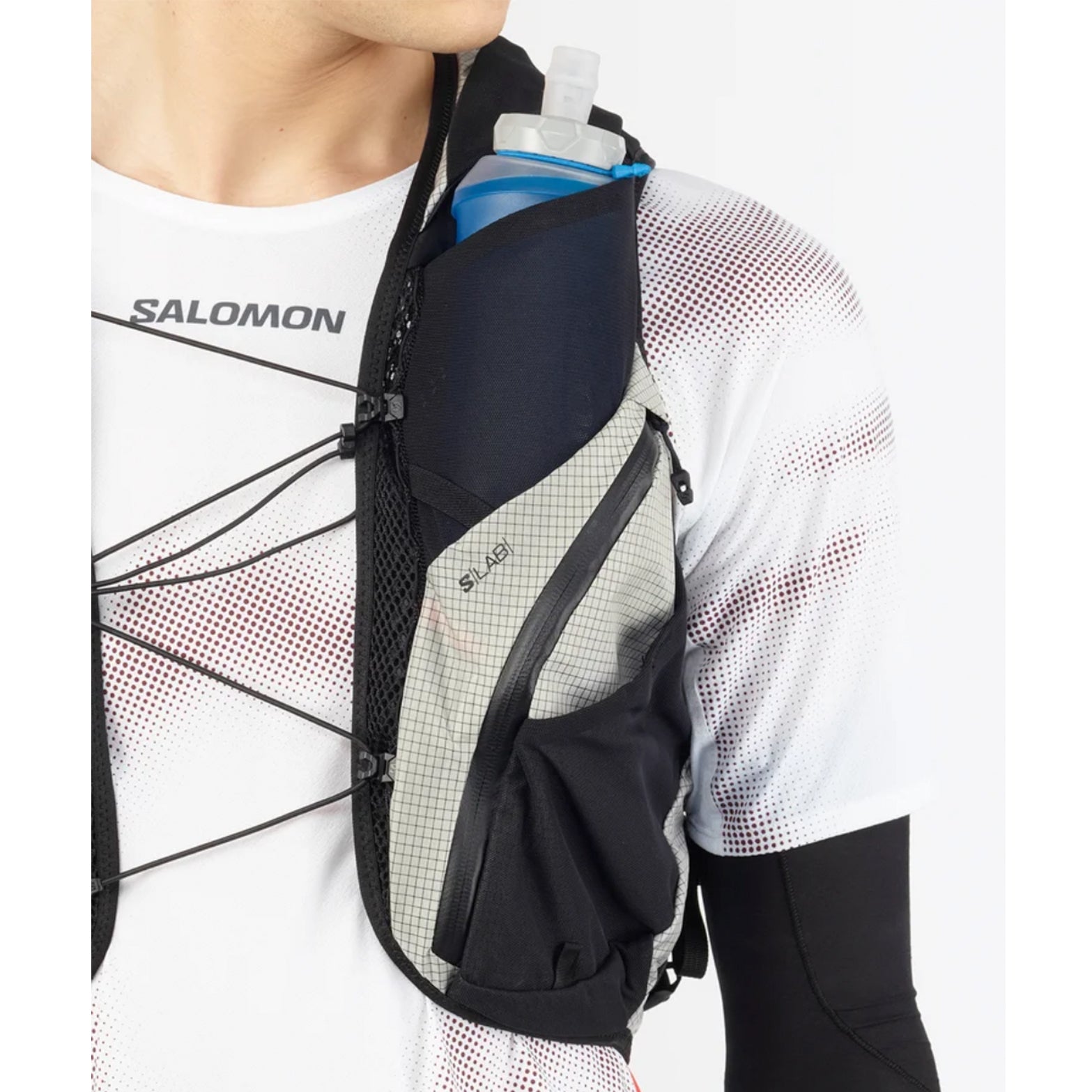 S/Lab Adventure 20 Set Running Vest Black / White - Achilles Heel
