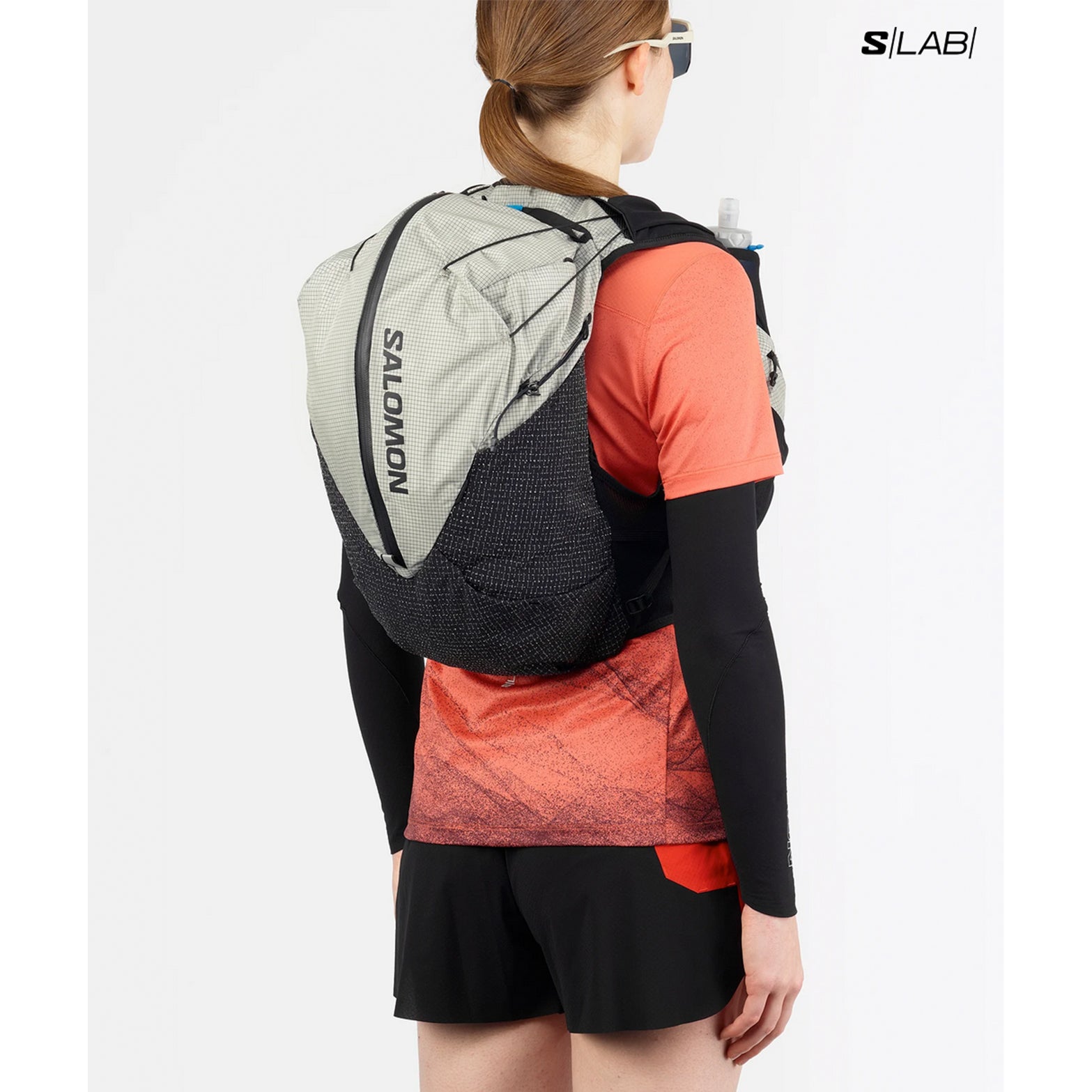 S/Lab Adventure 20 Set Running Vest Black / White - Achilles Heel