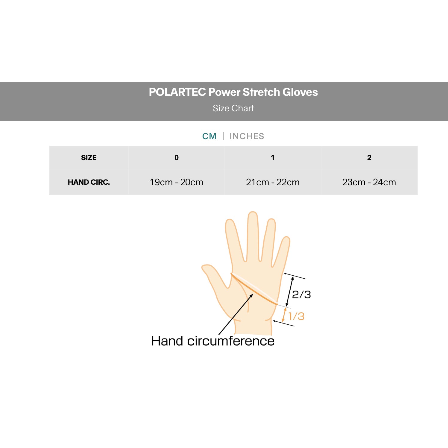 POLARTEC Power Stretch Gloves Black