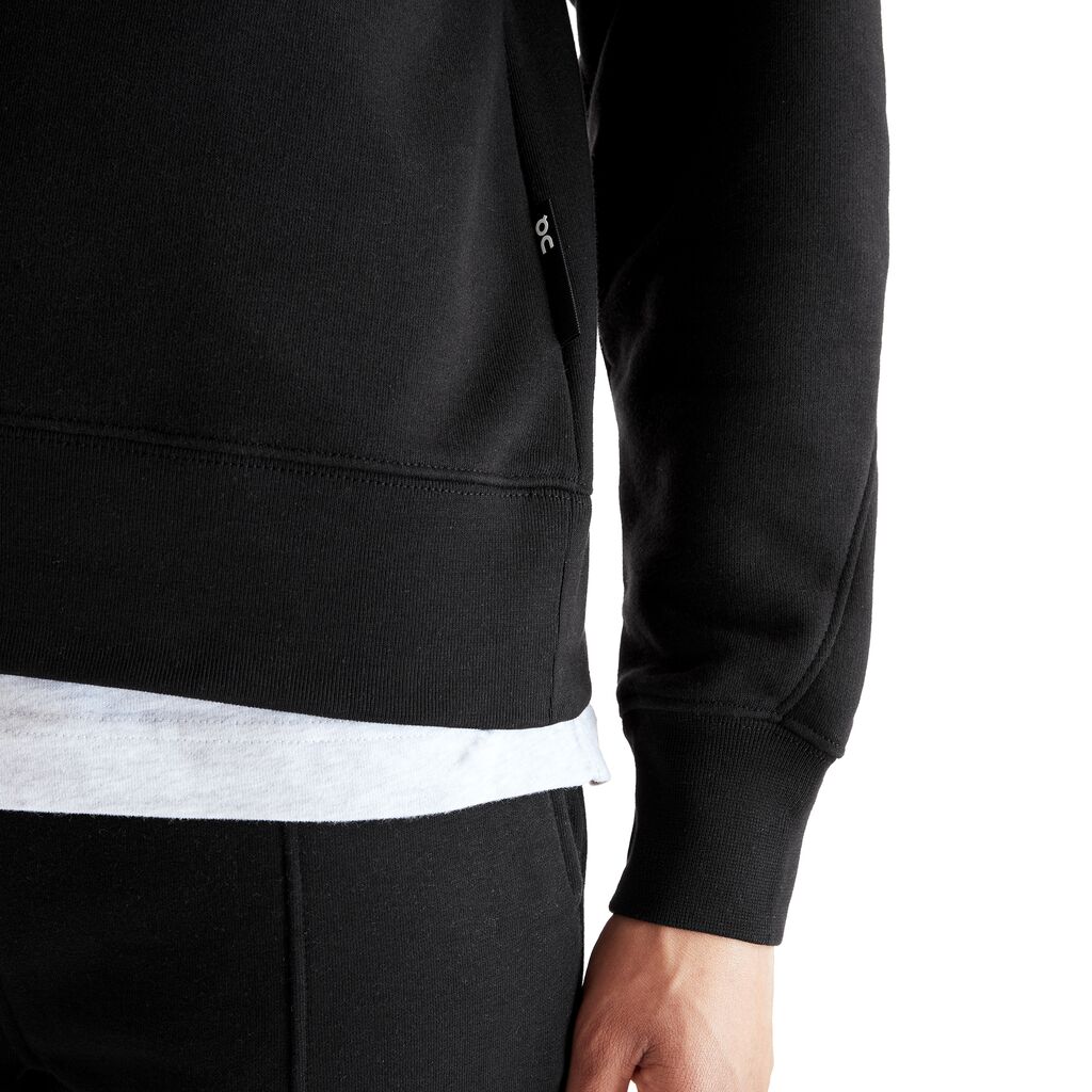 On Women's Club Hoodie Black - Achilles Heel