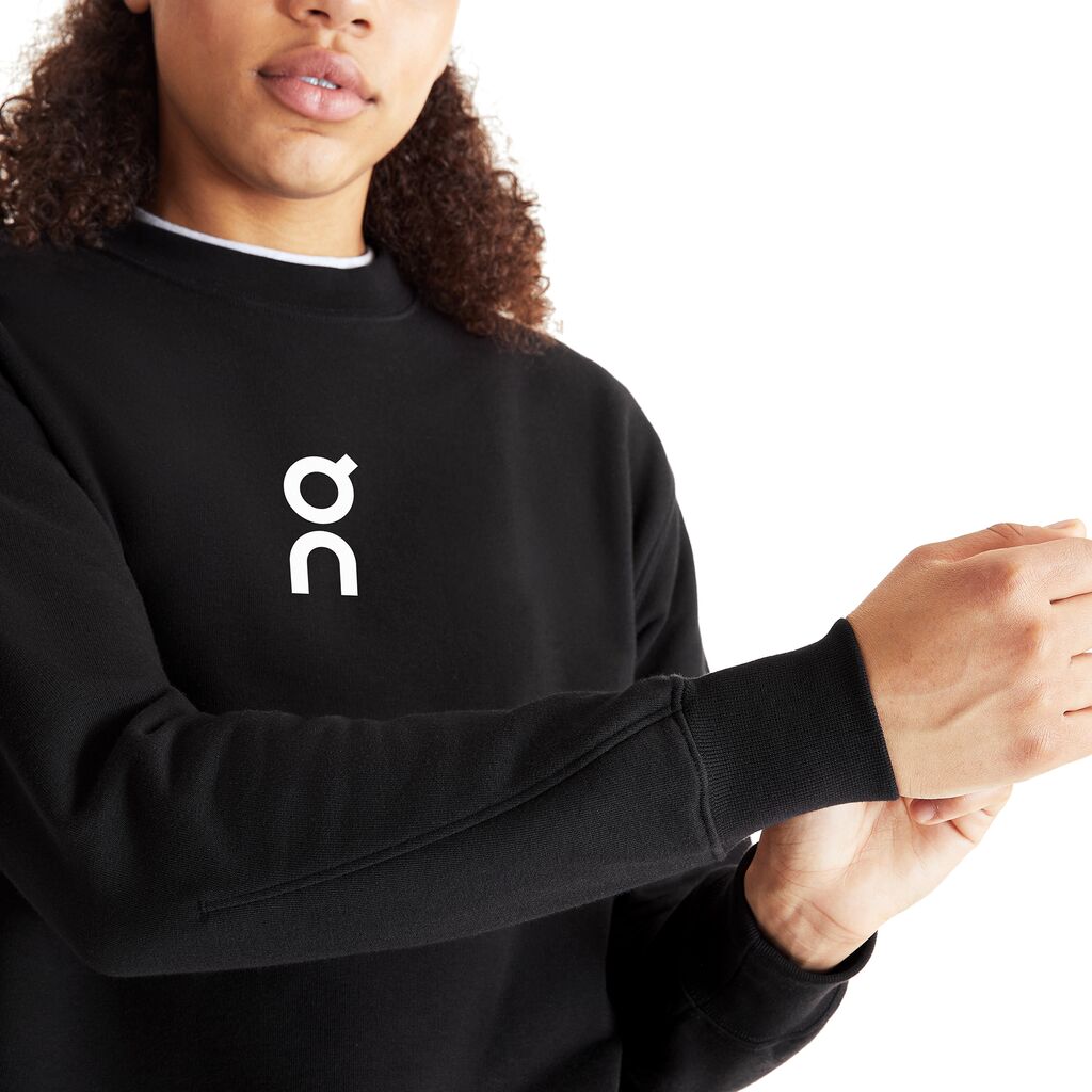 On Women's Club Crew Black - Achilles Heel