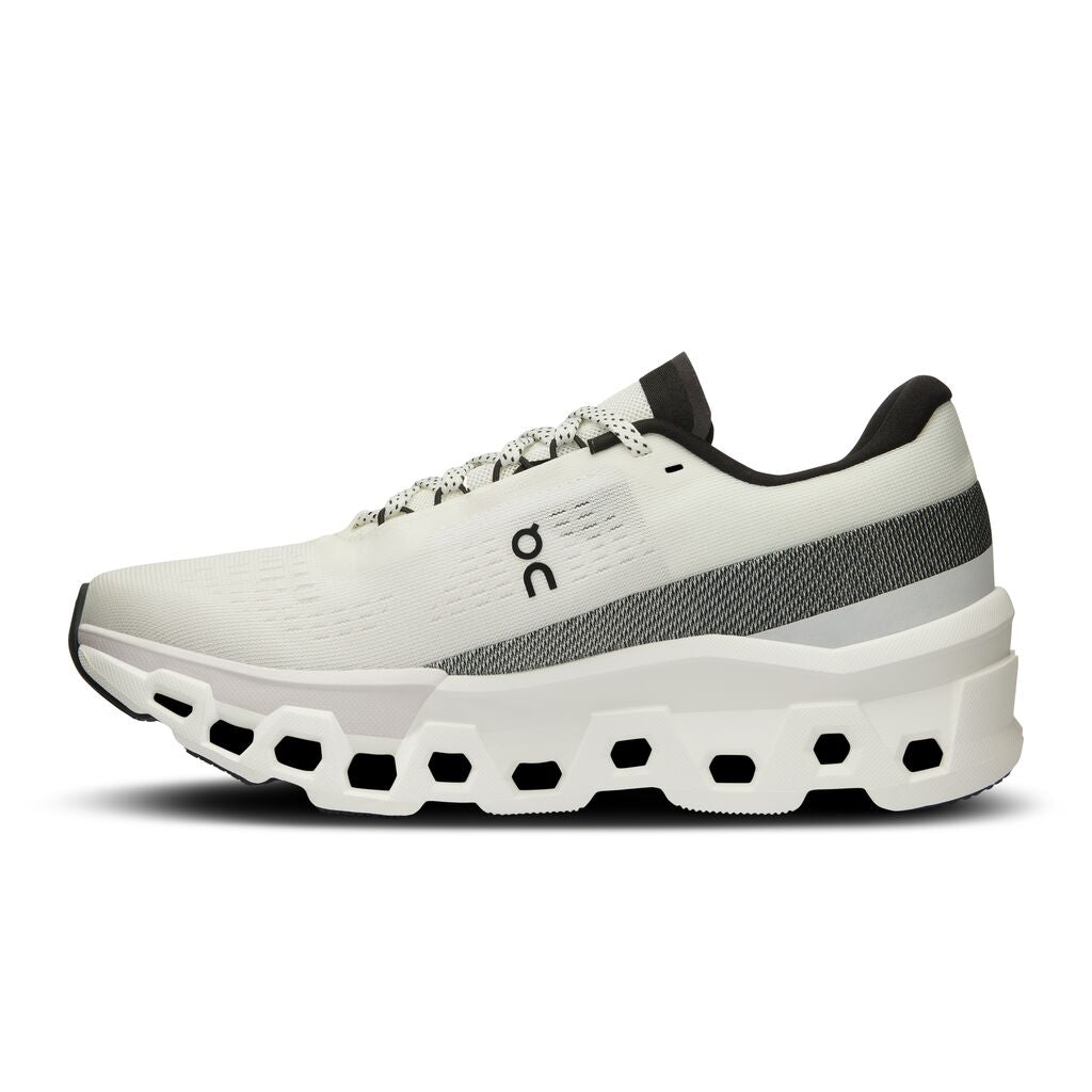 On Women's Cloudmonster 2 Running Shoes Undyed / Frost - Achilles Heel