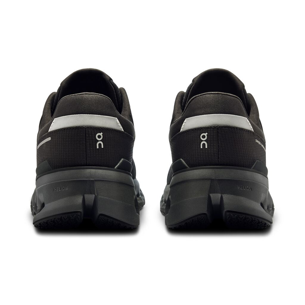 On Women's Cloudrunner 2 Waterproof Running Shoes Magnet / Black - Achilles Heel