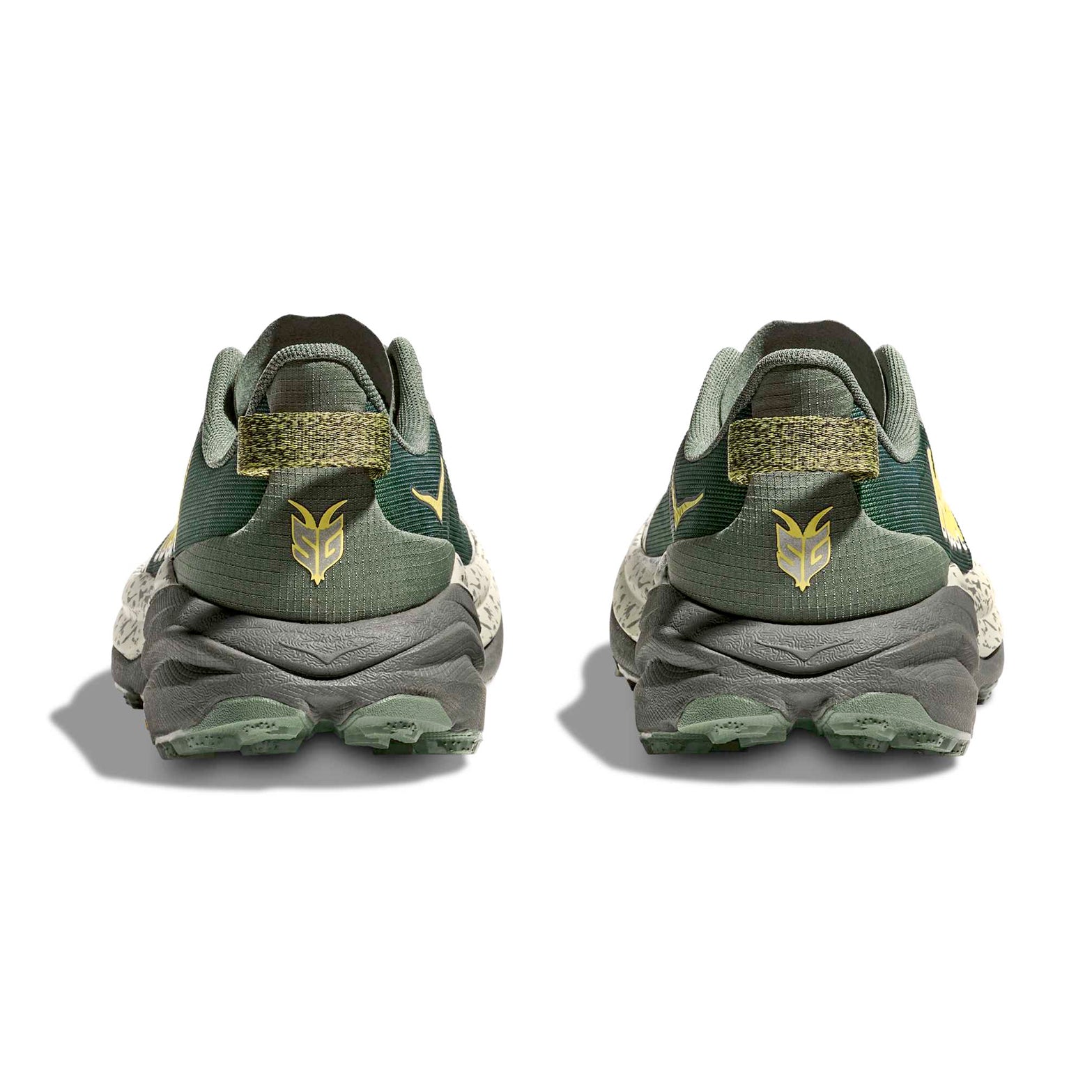 Men's Speedgoat 6 Wide Fit Trail Running Shoes Fern / Asphalt - Achilles Heel