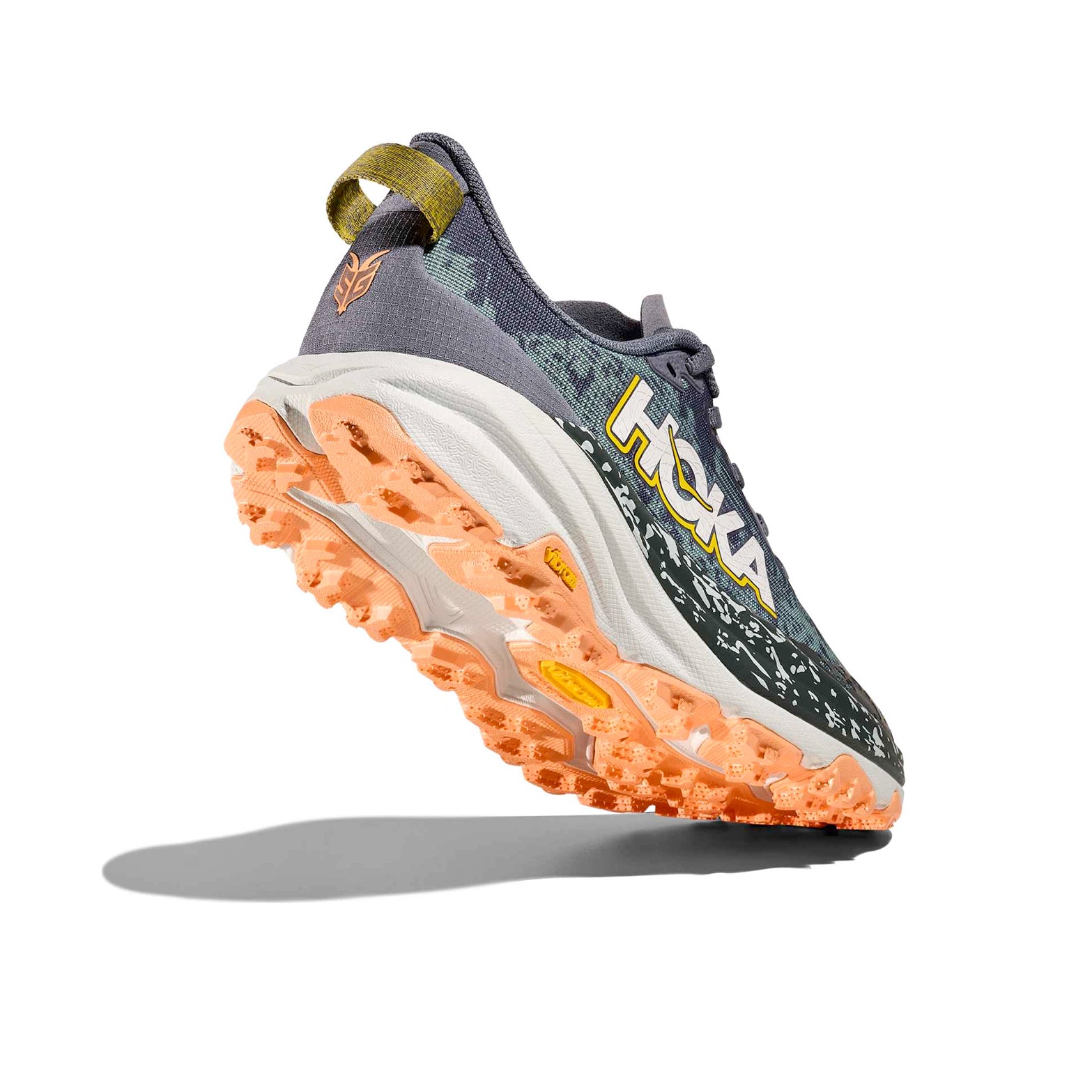 Women's Speedgoat 6 Wide Fit Trail Running Shoes Grey Skies / Cosmic Grey - Achilles Heel
