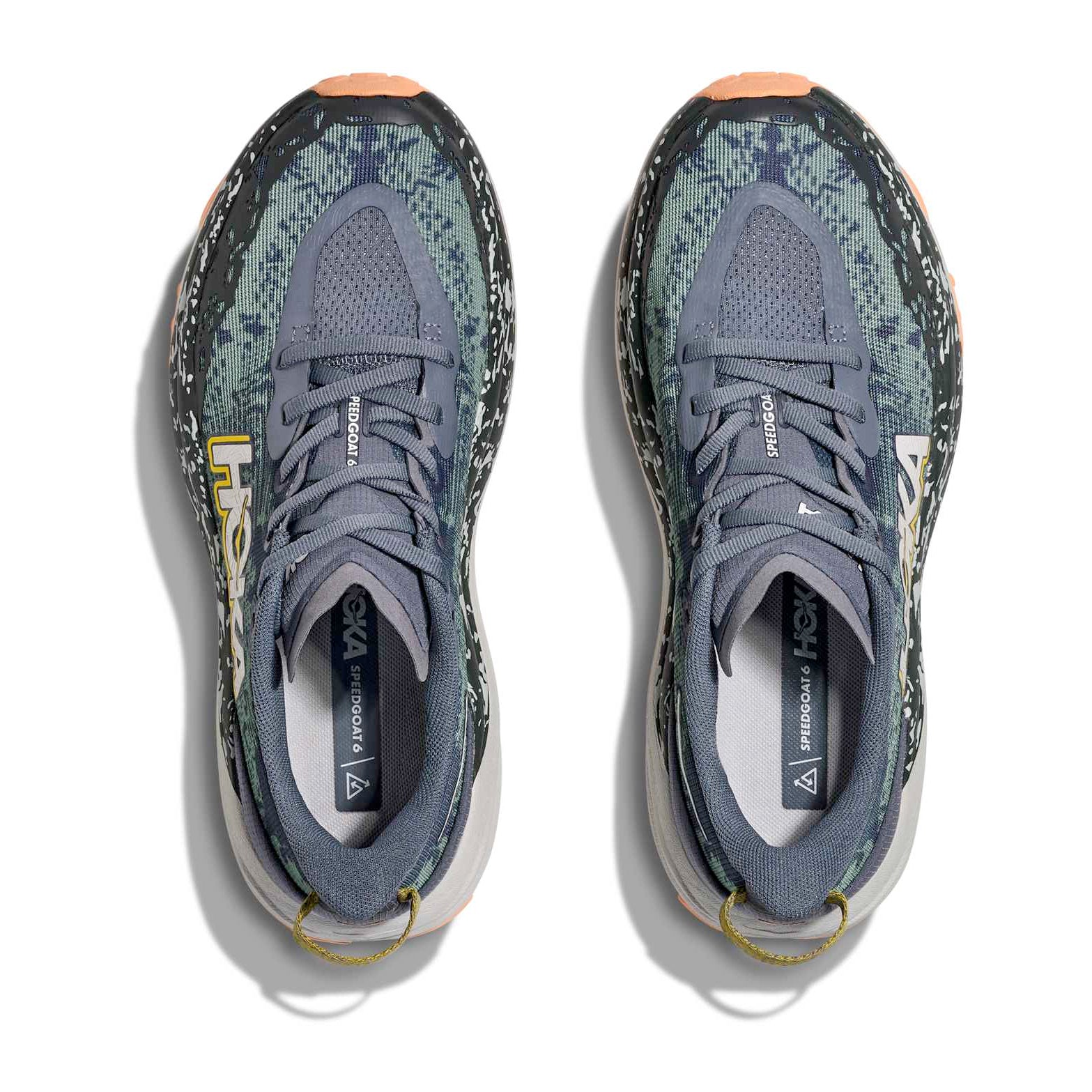 Women's Speedgoat 6 Wide Fit Trail Running Shoes Grey Skies / Cosmic Grey - Achilles Heel