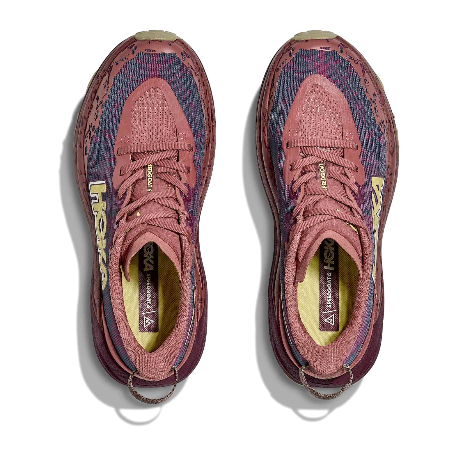 Women's Speedgoat 6 Trail Running Shoes Rouge / Black Cherry - Achilles Heel