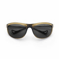 District Vision Takeyoshi Altitude Master in Liquid Moss D+ Water Grey — front product shot showing eight-base frame construction, liquid moss frame and D+ Water Grey therapeutic-grade polycarbonate lens