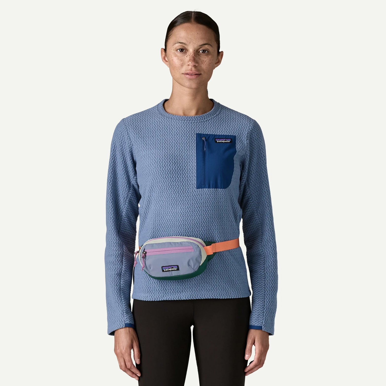 Terravia Mini Hip Pack 1L Patchwork / Barnacle Blue