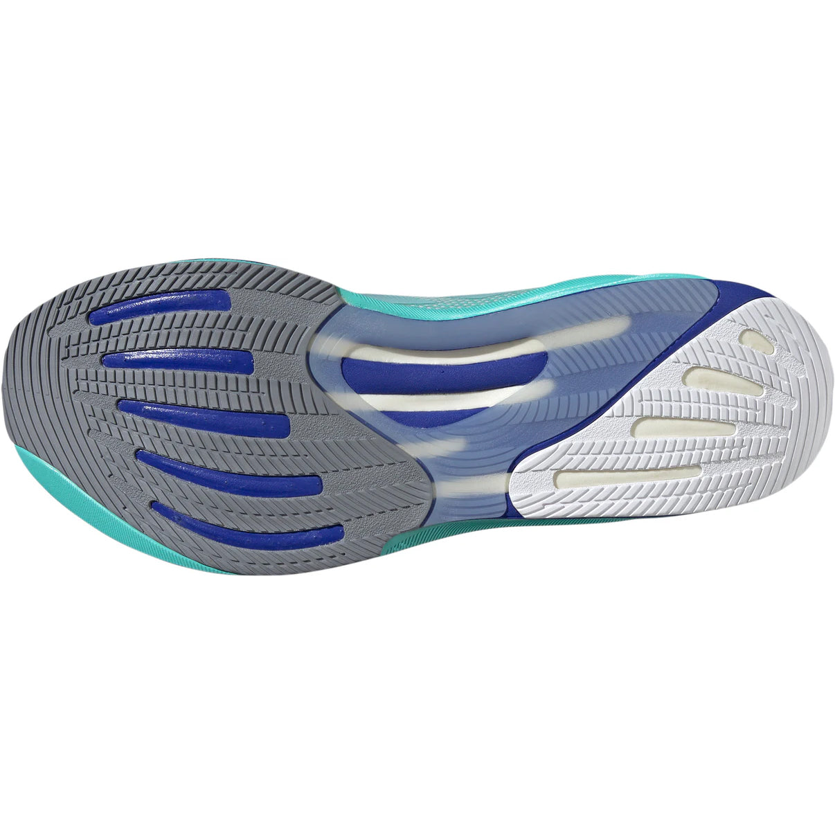 adidas Men's Supernova Rise Running Shoes Cloud White / Lucid Blue / Flash Aqua - Achilles Heel