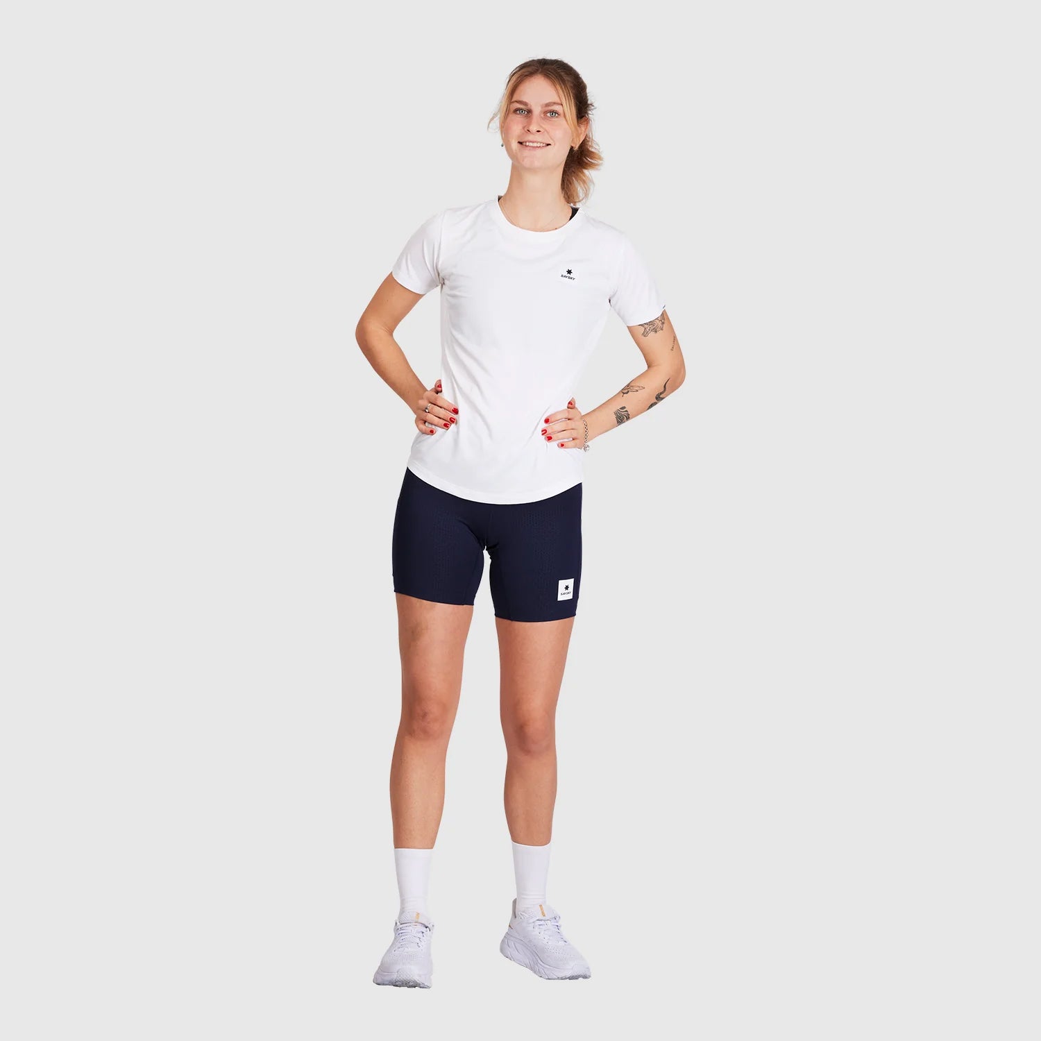 SAYSKY Women's Clean Combat Tee White - Achilles Heel