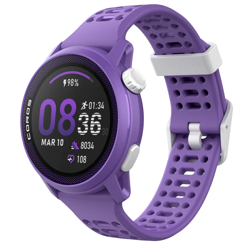 Pace 3 Silicone Strap GPS Sport Watch Violet - Achilles Heel