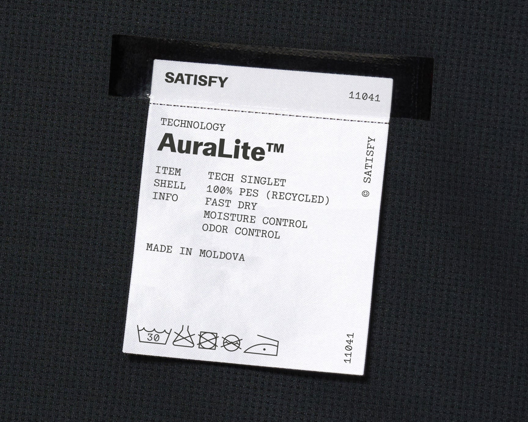 Auralite Tech Singlet Black - Achilles Heel