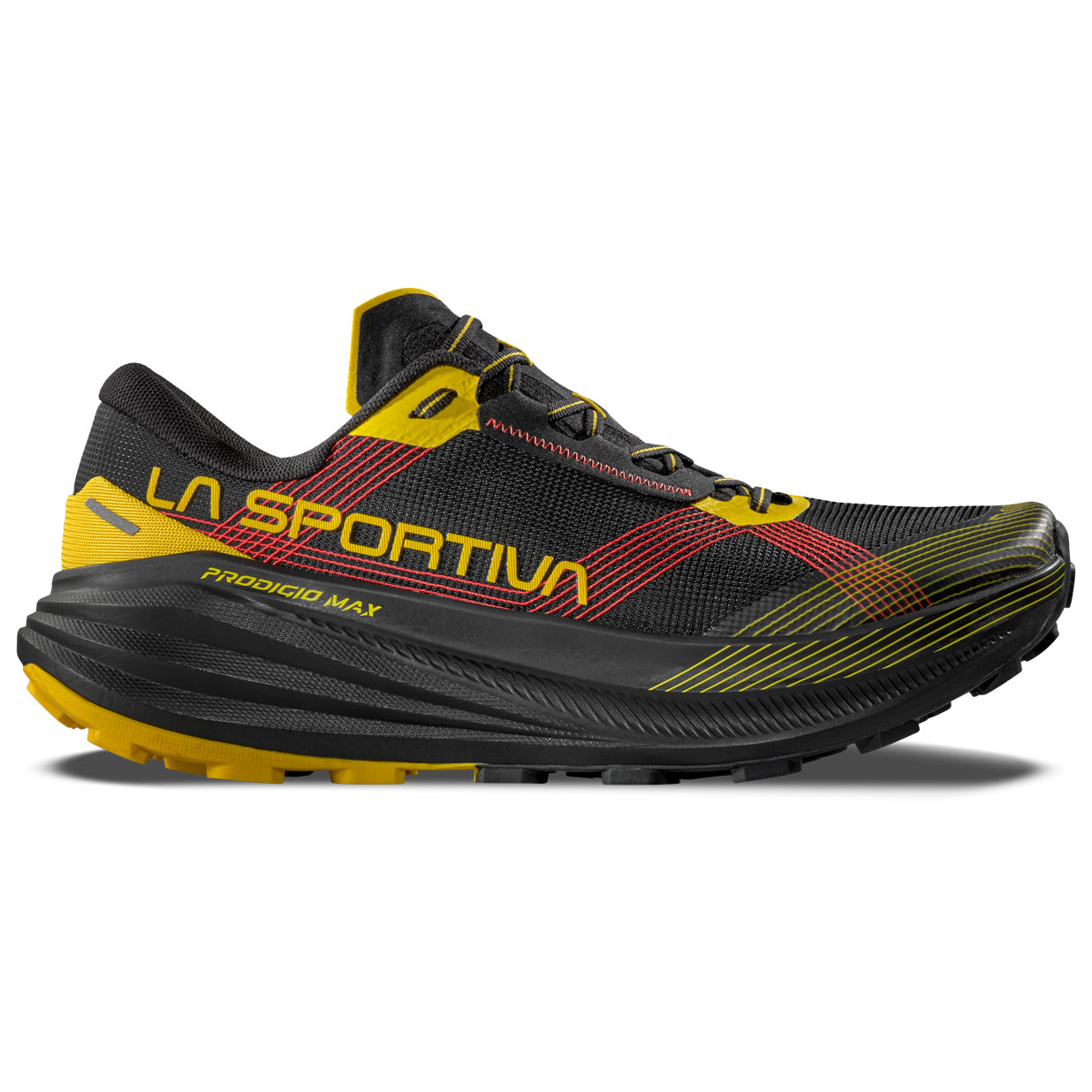 Men's Prodigio Max Trail Running Shoes Black / Yellow