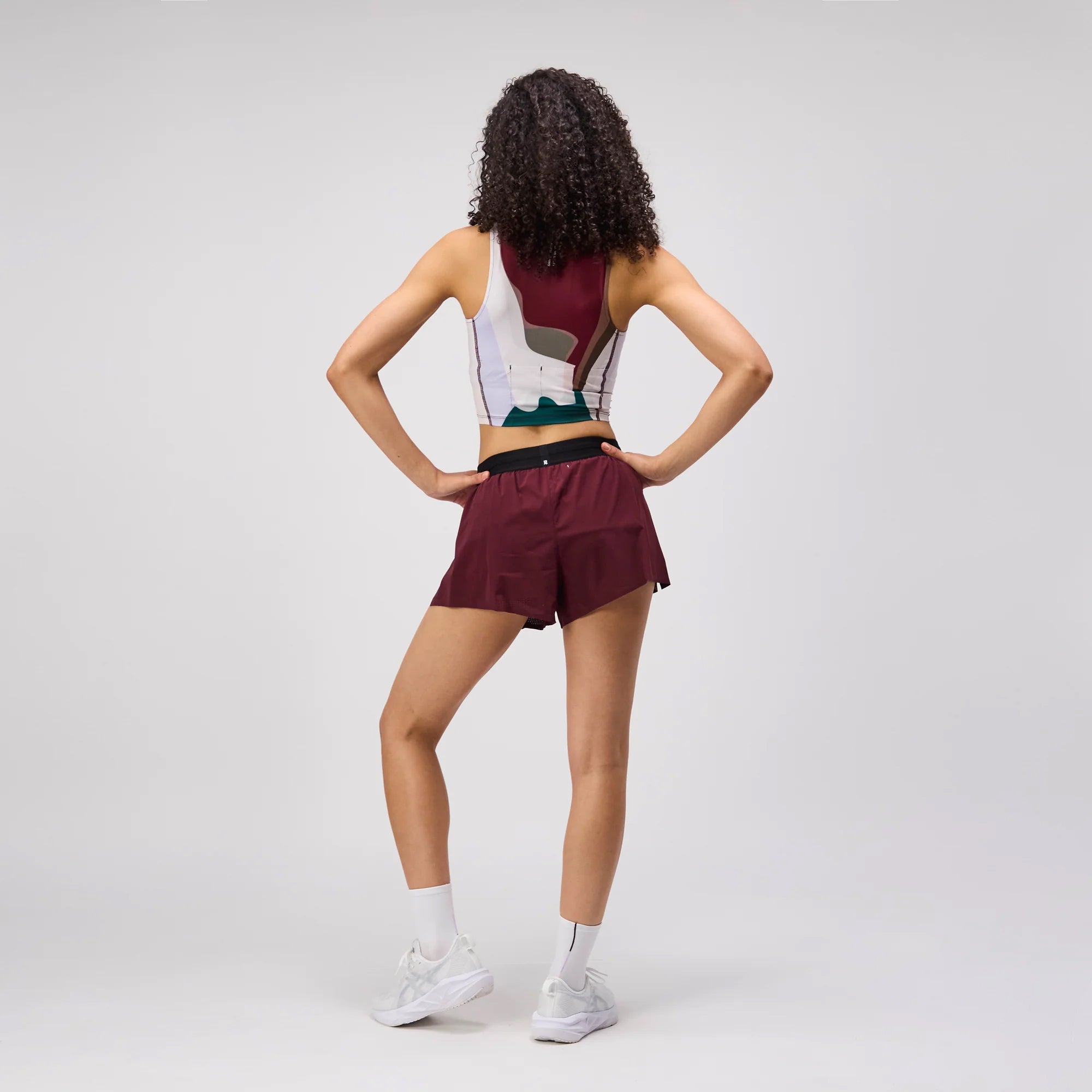 Women's Vento 3 Inch Split Shorts Port - Achilles Heel