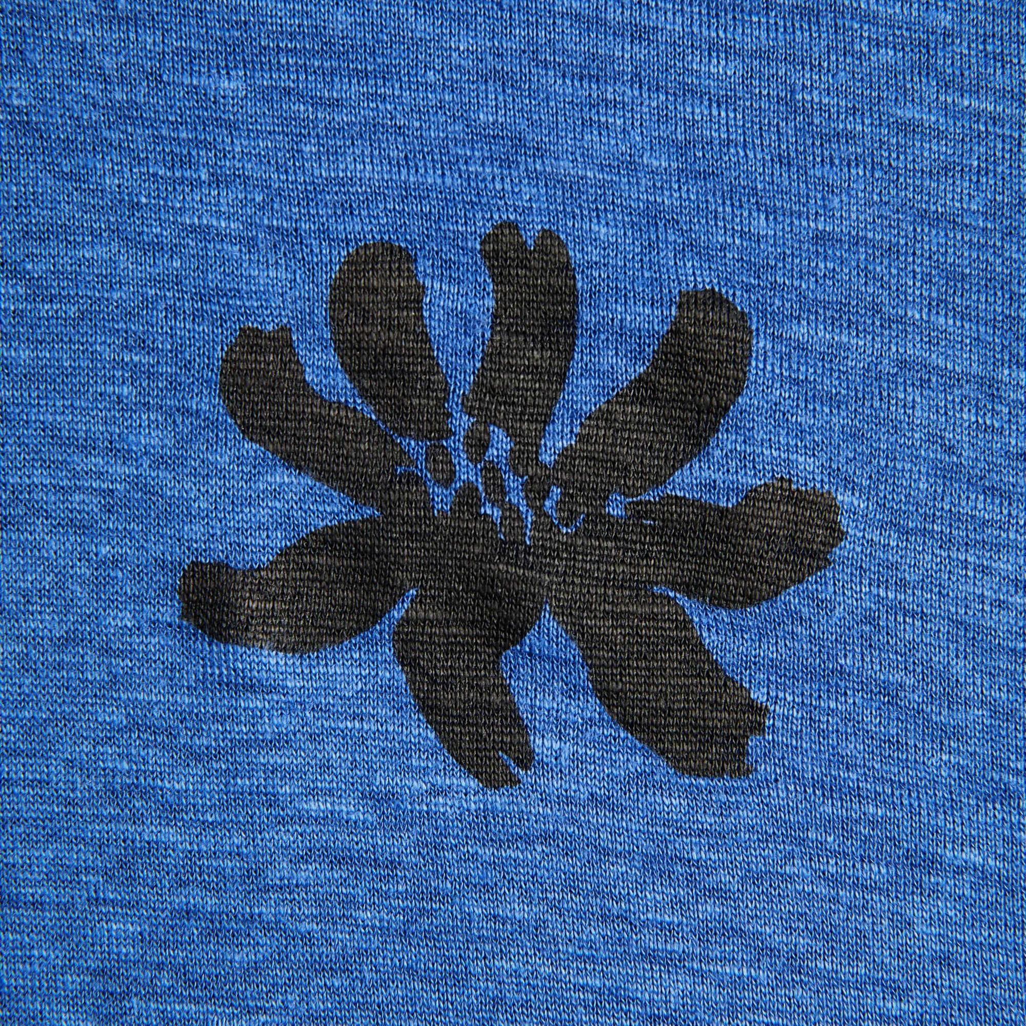 Men's Sukha Hemp Tee Ocean Blue - Achilles Heel