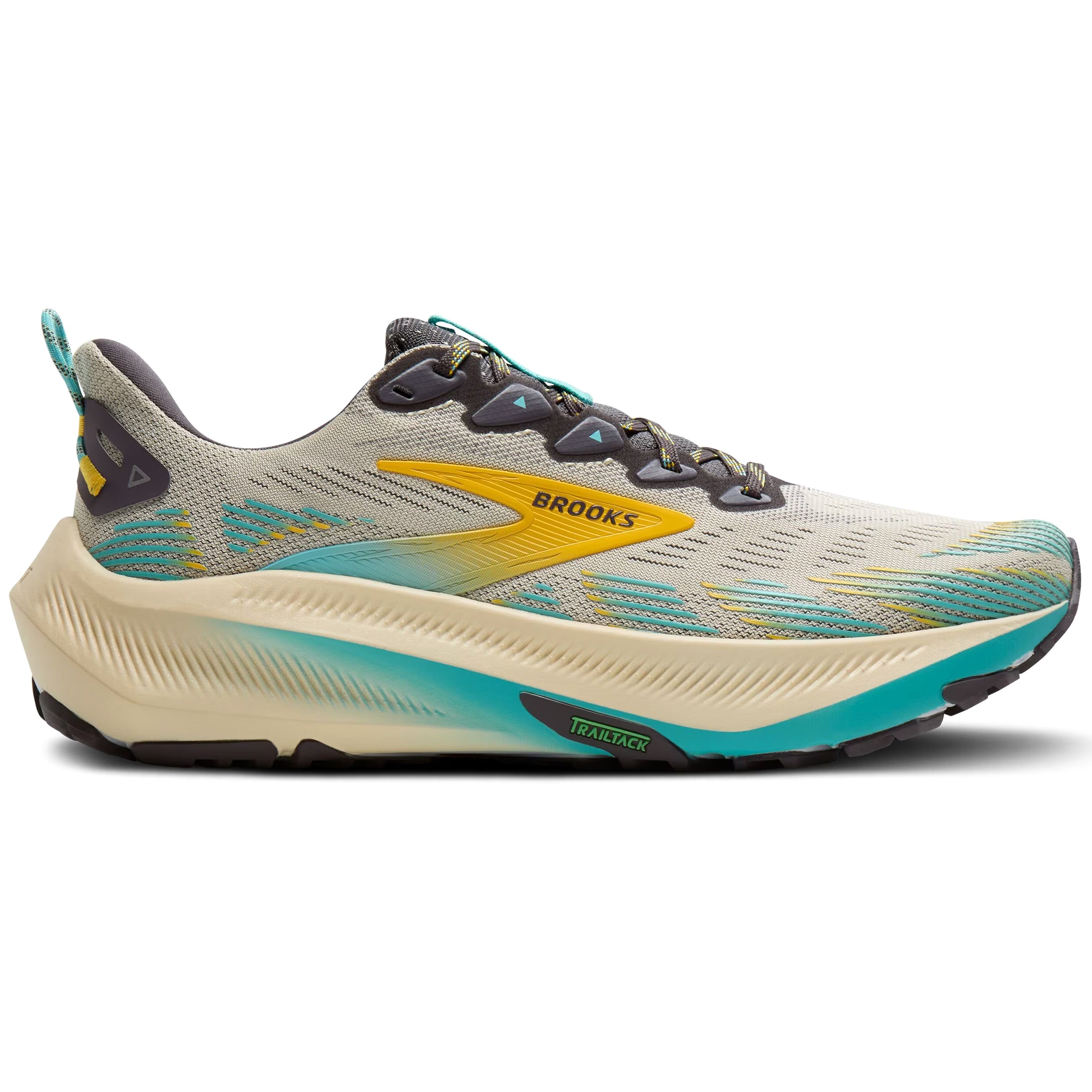 Men's Ghost Trail Running Shoes Bleached Sand / Rabbit / Bluefish