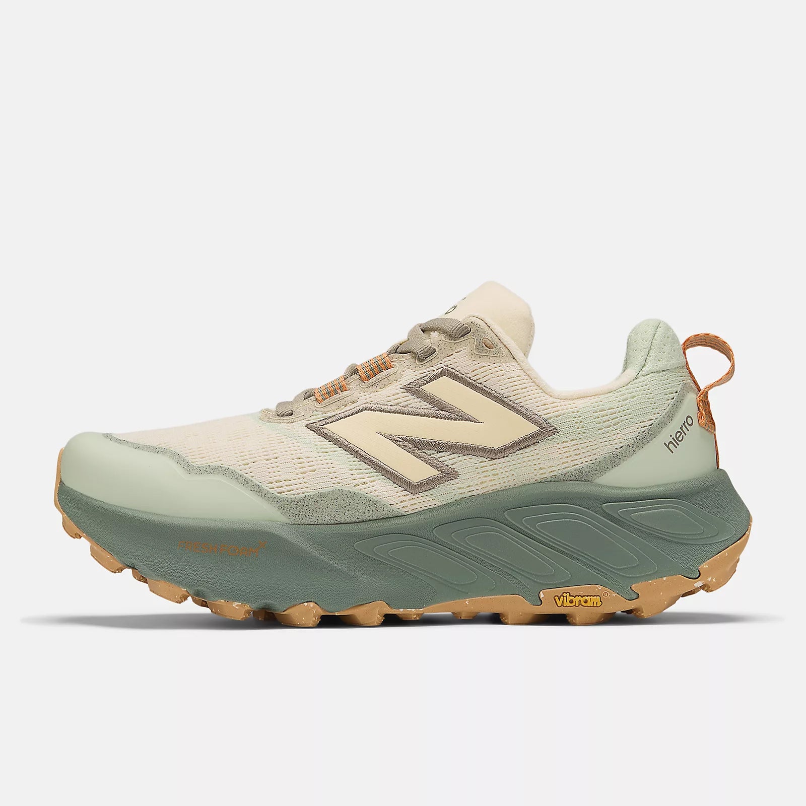 New Balance Women's Fresh Foam X Hierro v9 Trail Running Shoes Calcium / Dark Juniper - Achilles Heel