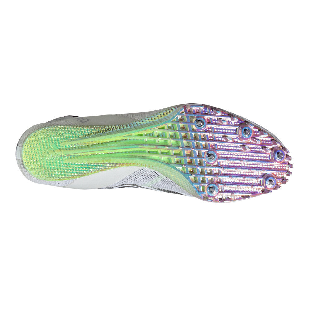 adidas Adizero Finesse Running Spikes Cloud White / Core Black / Green Spark - Achilles Heel