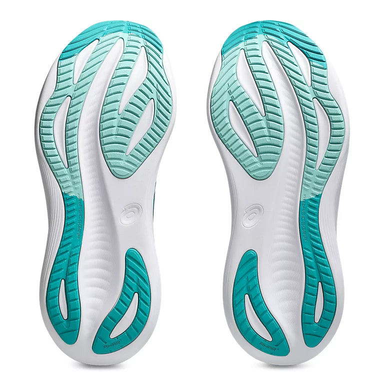 Asics Men's Gel-Nimbus 27 Running Shoes Wave Teal / Saxon Green - Achilles Heel