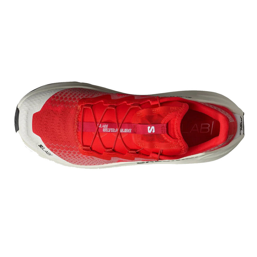 Salomon S/LAB Ultra Glide Trail Running Shoes Fiery Red / Pompeian Red / Vanilla Ice - Achilles Heel