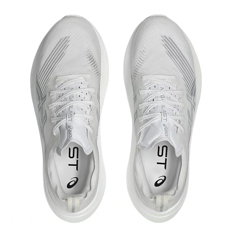 Megablast Running Shoes White / Piedmont Grey - Achilles Heel