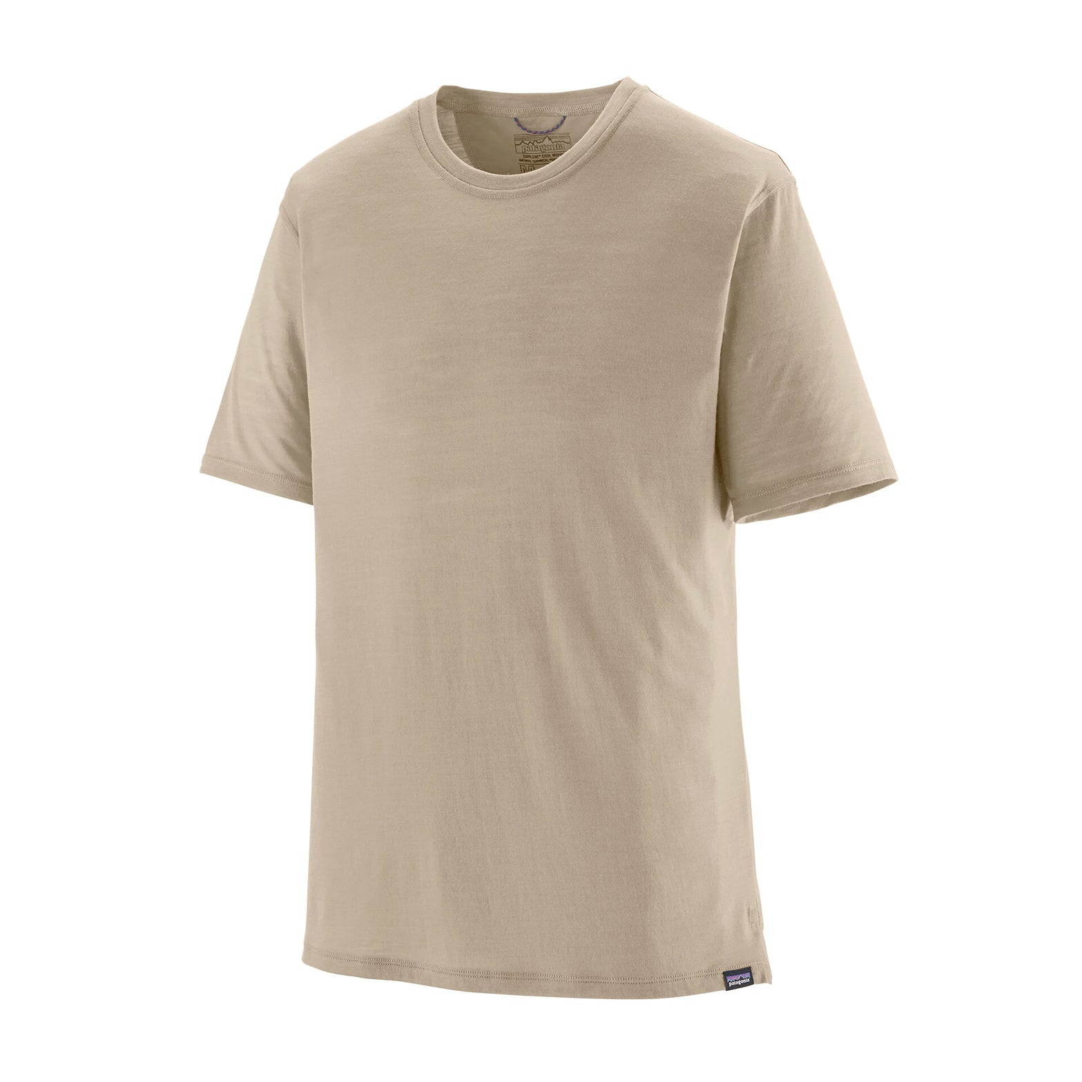 Men's Capilene Cool Merino Blend Tee Seabird Grey - Achilles Heel