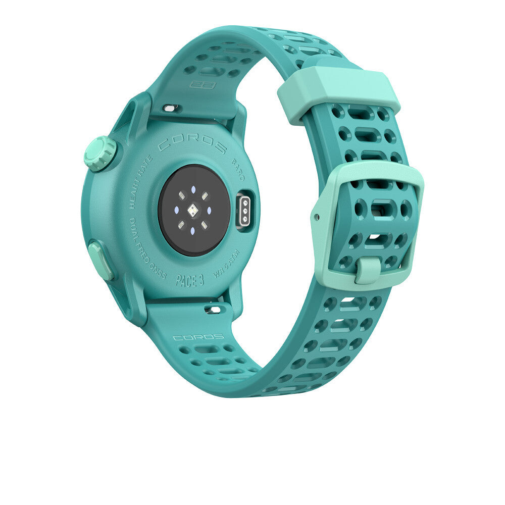 Pace 3 Silicone Strap GPS Sport Watch Emerald - Achilles Heel