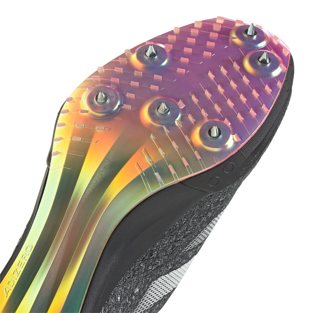 adidas Adizero Prime SP3 Strung Running Spikes Core Black / Zero Metalic / Spark - Achilles Heel