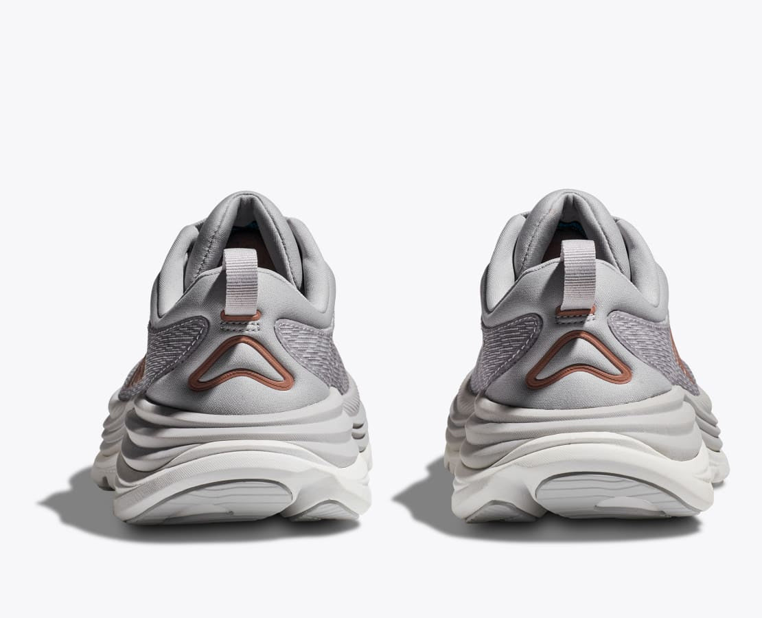 Hoka Women's Gaviota 5 Running Shoes Harbor Mist / Rose Gold - Achilles Heel