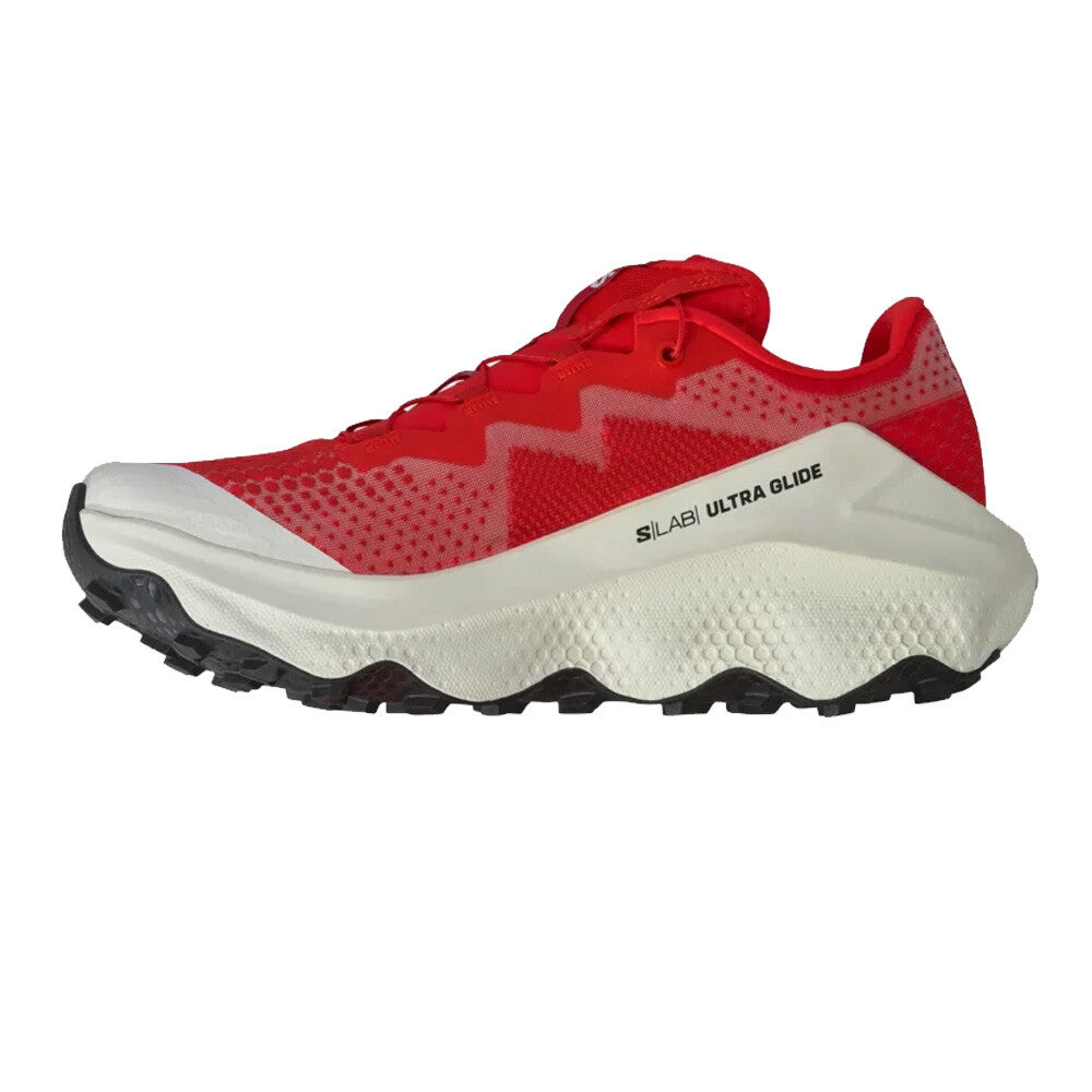 Salomon S/LAB Ultra Glide Trail Running Shoes Fiery Red / Pompeian Red / Vanilla Ice - Achilles Heel