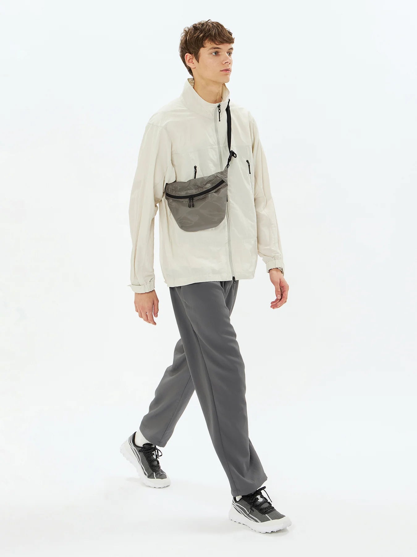 Goldwin CORDURA Rip-stop Sacoche Bag Light Grey - Achilles Heel