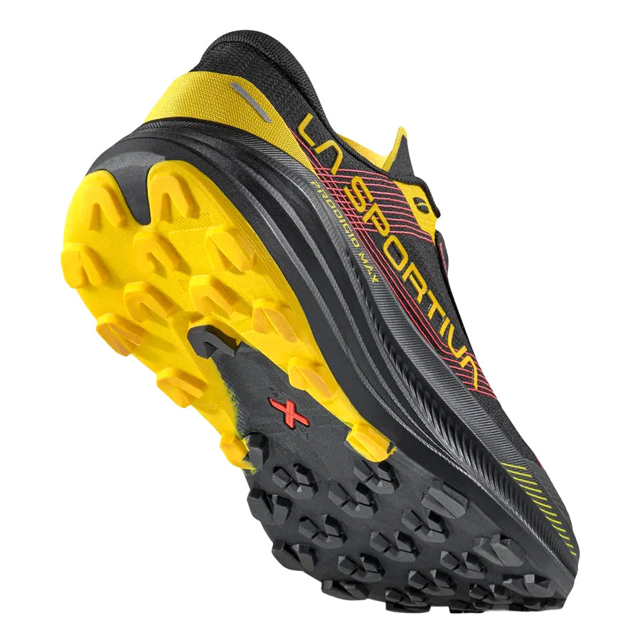 Men's Prodigio Max Trail Running Shoes Black / Yellow