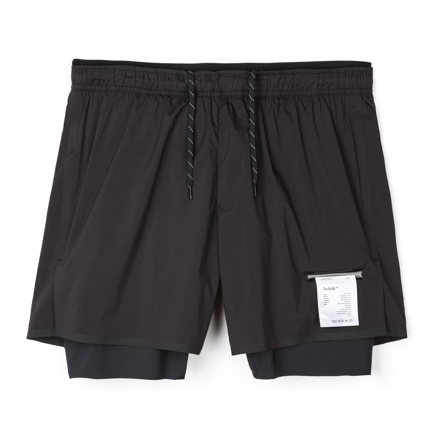 Satisfy TechSilk 8 Inch Shorts Black - Achilles Heel