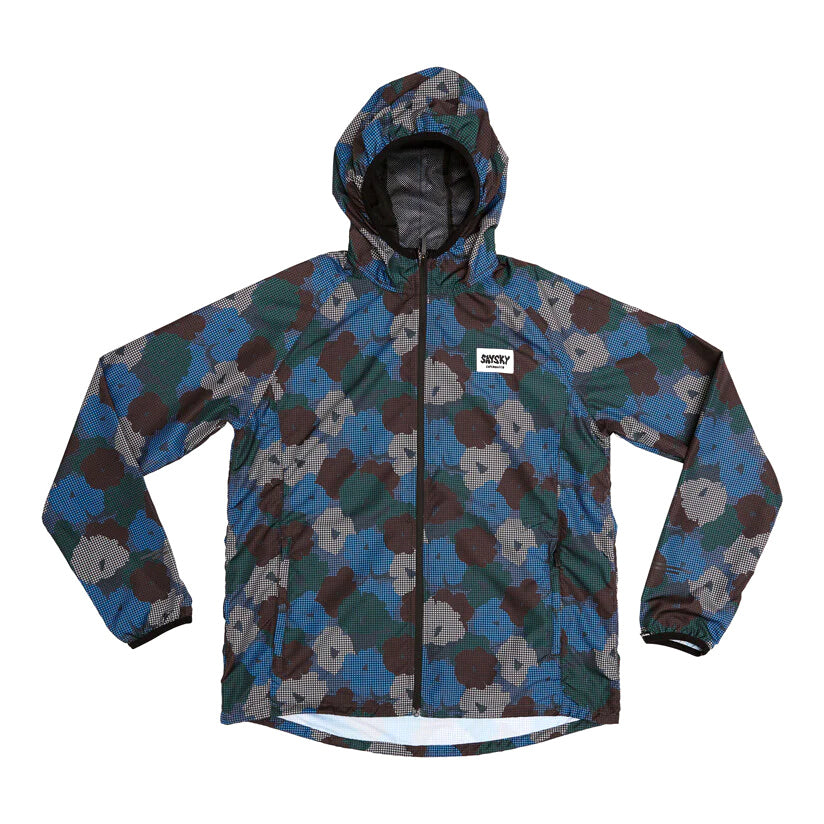 Women's Flower Pace Jacket Blue AOP
