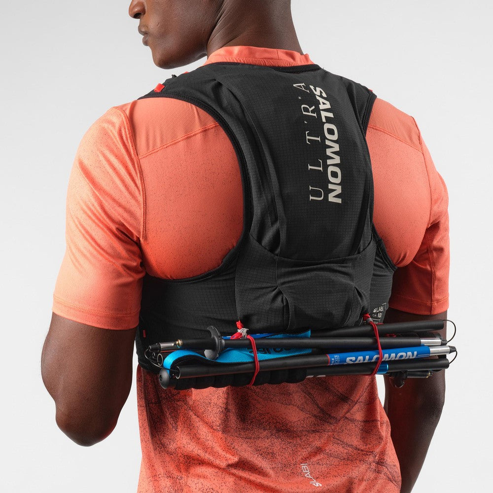 S/Lab Ultra 10 Set Running Vest Black - Achilles Heel