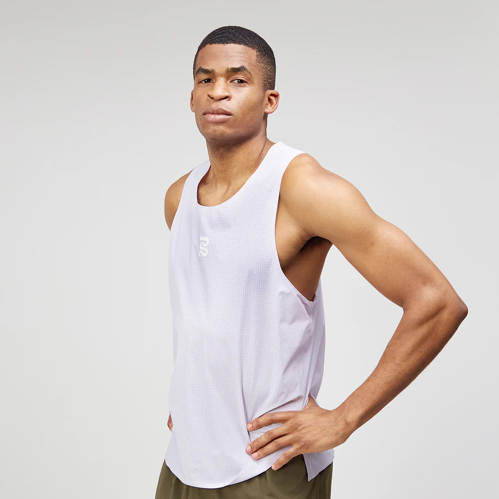 Men's Vento Performance Singlet Light Thistle - Achilles Heel