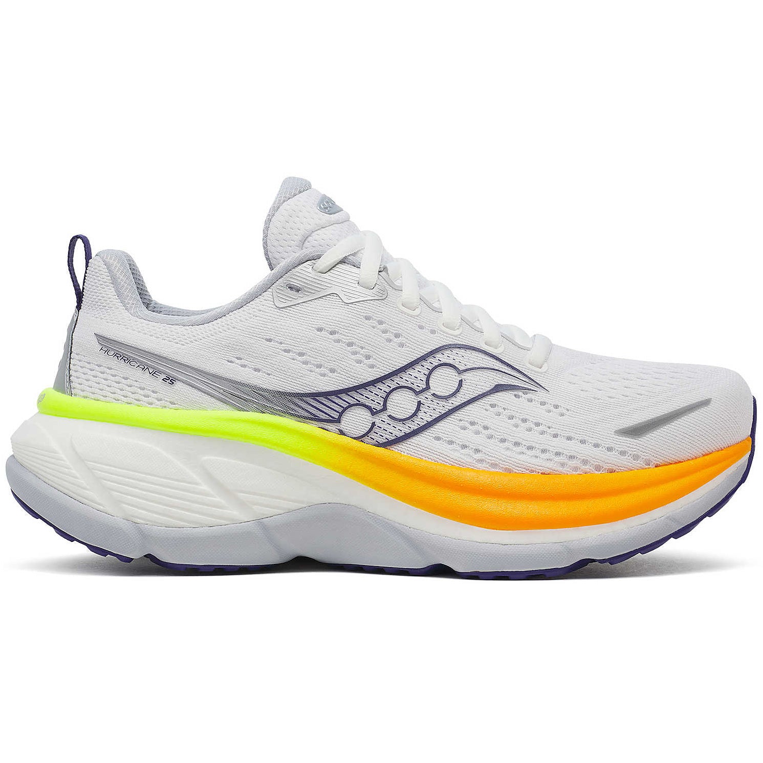 Saucony Women's Hurricane 25 Running Shoes White Frigid at
